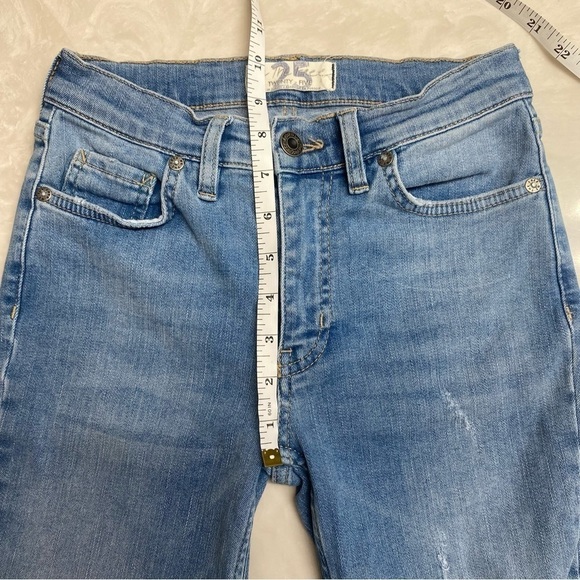 We The Free Mid Rise Fringe Jeans Waist 25 - Picture 13 of 16